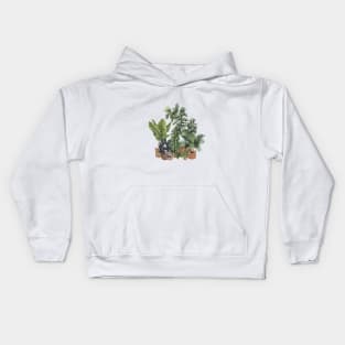 House Plants Illustration 17 Kids Hoodie